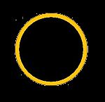 Graphic depiction of an annular eclipse