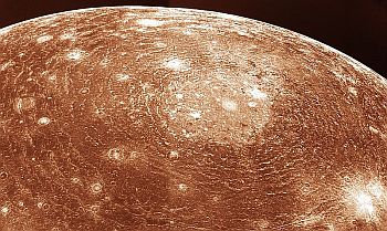 Valhalla, a multiringed structure on Jupiter's moon, Callisto
