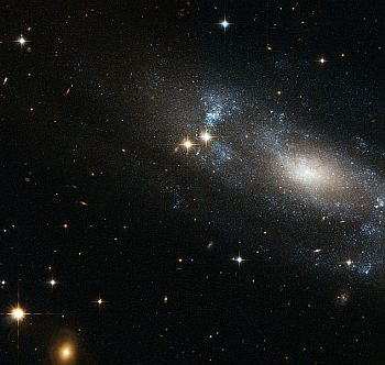 Example of a loose spiral galaxy, classification Sc