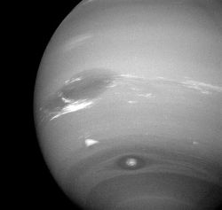 Neptune's storm features