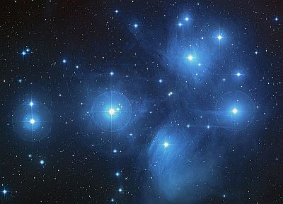 The open cluster The Pleiades