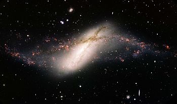NGC 660, an example of a polar ring galaxy
