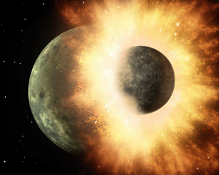 Giant Impact Theory formation of the Moon